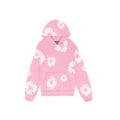 Denim Tears The Cotton Wreath Sweatshirt Pink 01