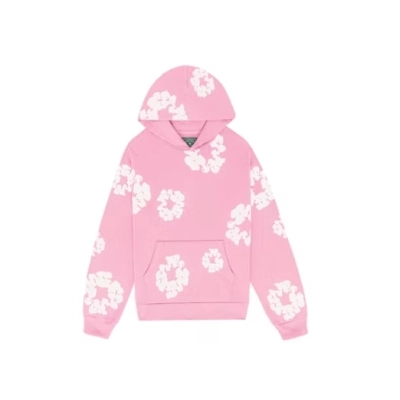 Denim Tears The Cotton Wreath Sweatshirt Pink 01