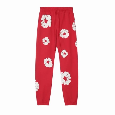 Denim Tears The Cotton Wreath Sweatpants Red 02