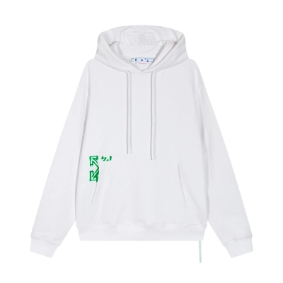 Off White Hoodie White 01