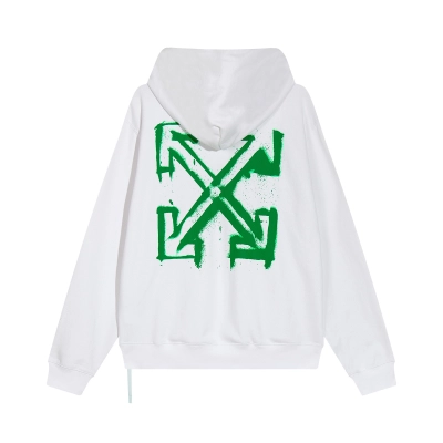 Off White Hoodie White 02