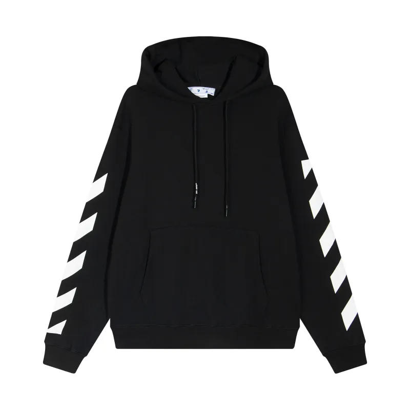 OFF-WHITE Rubber Arrows Hoodie Black