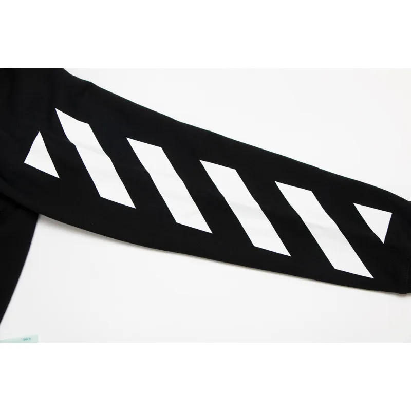 OFF-WHITE Rubber Arrows Hoodie Black