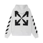 OFF-WHITE Rubber Arrows Hoodie White