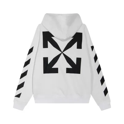 OFF-WHITE Rubber Arrows Hoodie White 02
