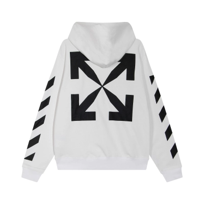 OFF-WHITE Rubber Arrows Hoodie White 02