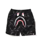 BAPE Color Camo Shark Beach Shorts Black