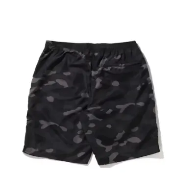 BAPE Color Camo Shark Beach Shorts Black 02
