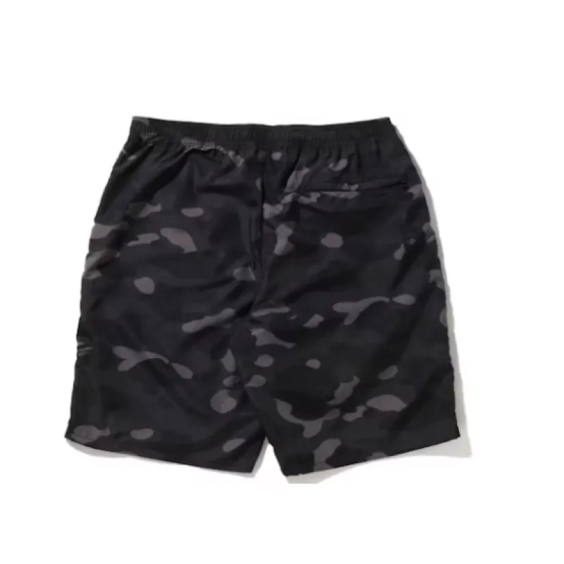 BAPE Color Camo Shark Beach Shorts Black