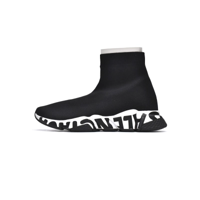 Balenciaga Speed Trainer Graffiti Black 01