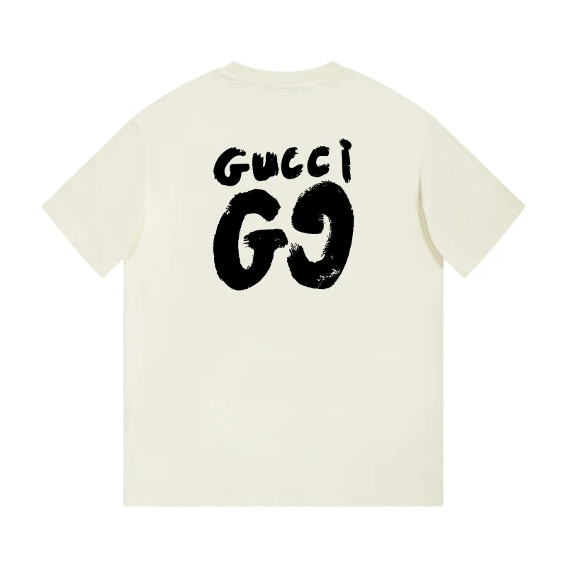 G*u*i logot-shirt beige