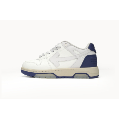 OFF-WHITE Out Of Office OOO Low Tops White and Blue OMIA189F 23LEA005 0546 01