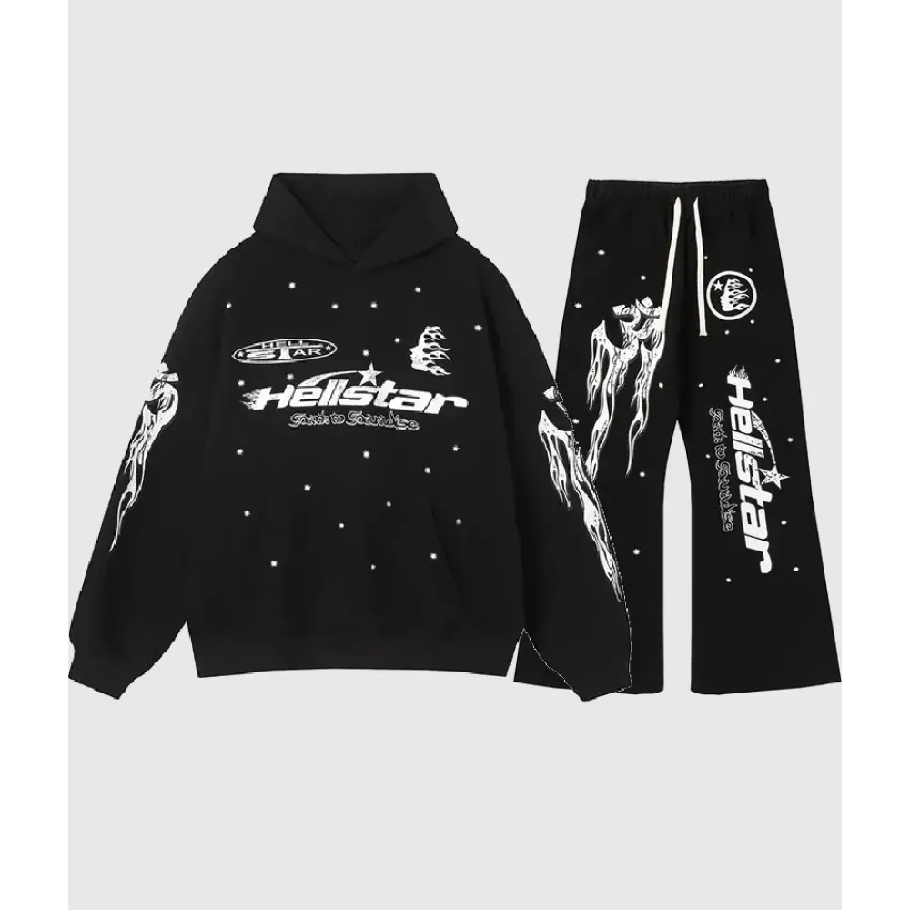 Hellstar Studios Records Tracksuit Black