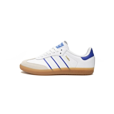 adidas Samba Leather Cloud White Lucid Blue IG2339 01