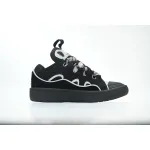 Lanvin Curb Sneaker Black Grey FM-SKRK11-REFL-P2210