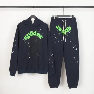Sp5der Suit Navy Blue 01