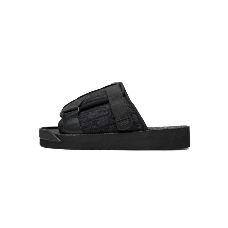 Alpha Sandal Oblique Black