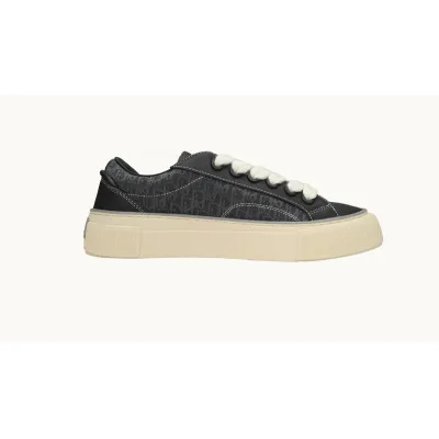 B33 Sneaker Black Smooth Calfskin Oblique Jacquard 3SN303ZYS_H981 02
