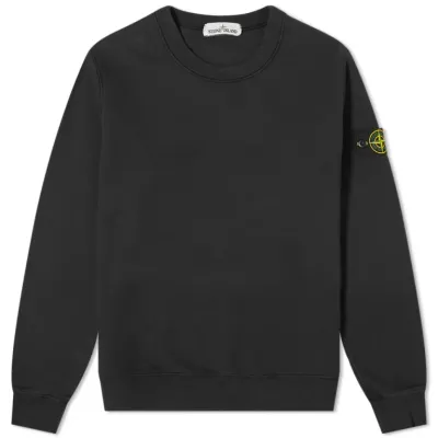 Stone Island Crewneck Sweatshirt Black 01
