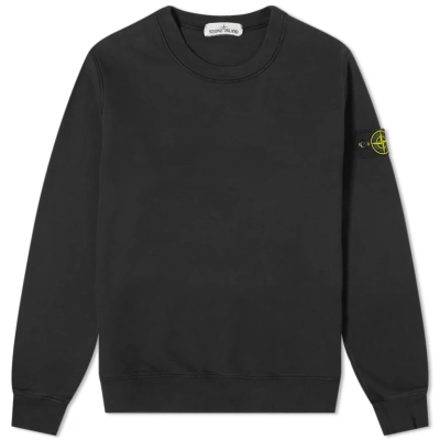 Stone Island Crewneck Sweatshirt Black 01