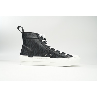 B23 High Top Black White Oblique 02