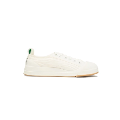 Bottega Veneta Low Top Sneaker All White 02