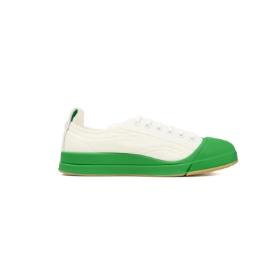 Bottega Veneta Low Top Sneaker White Green 02