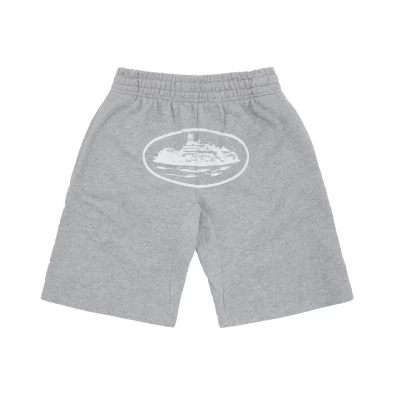 Corteiz Alcatraz Cargo Shorts Grey
