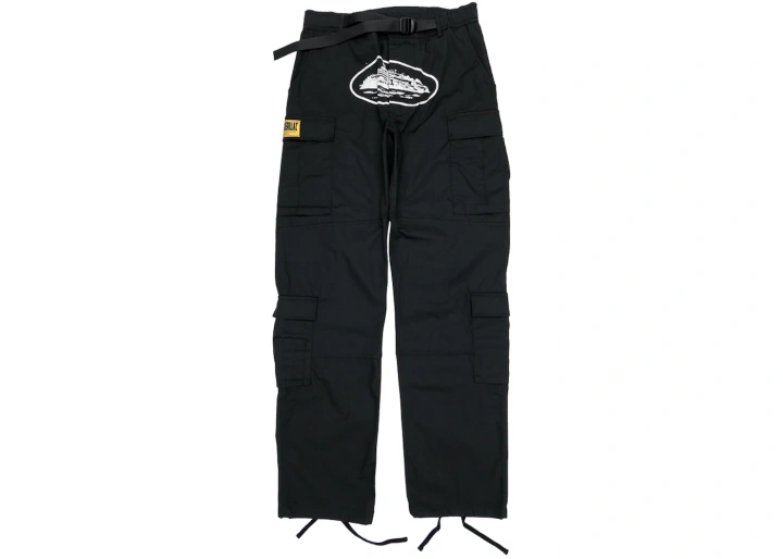 Corteiz Starz Special Edition Guerillaz Cargos Black/White
