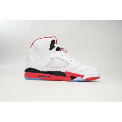 Jordan 5 Retro Fire Red Black Tongue 136027-120 02