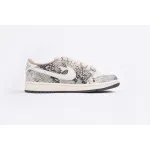 Jordan 1 Low Travis Scott Crackle Snake Skin 