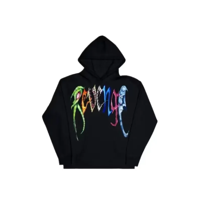 Revenge Trippie Arch Logo Hoodie Black