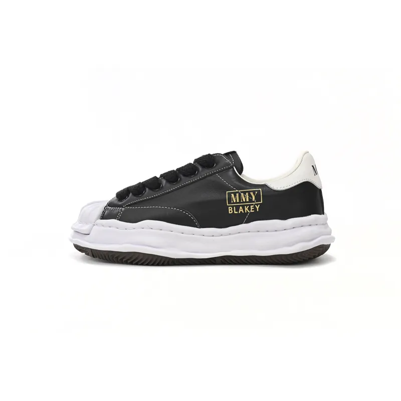 Maison Mihara Yasuhiro Blakey OG Sole Leather Low Black A06FW702