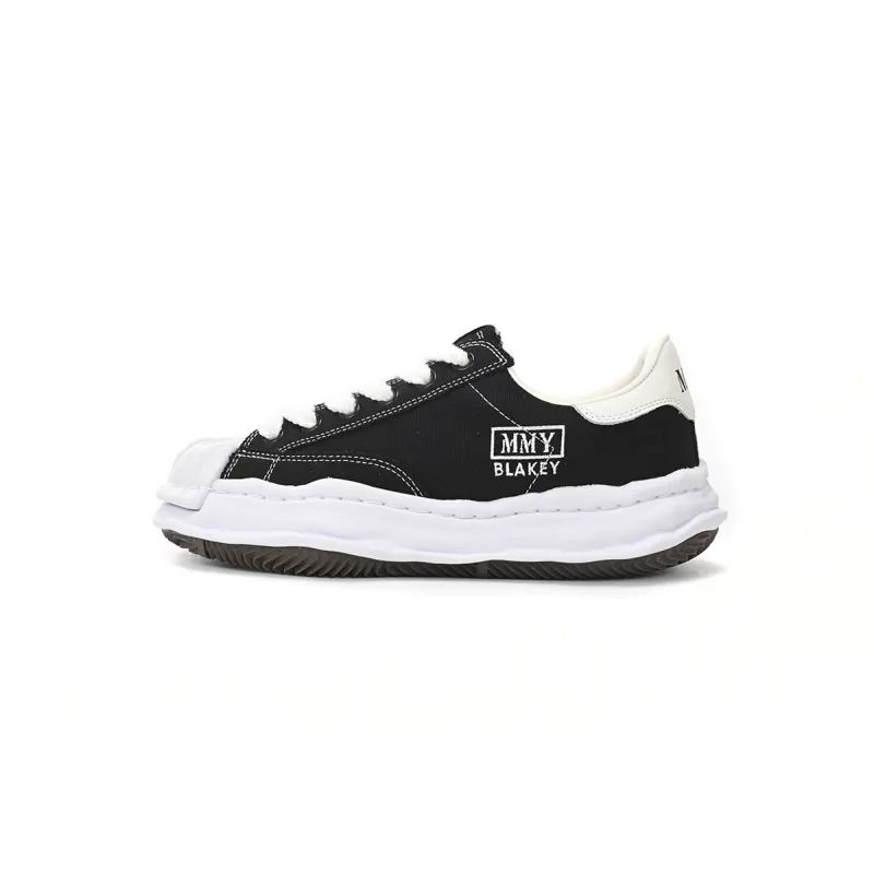 Maison Mihara Yasuhiro Blakey OG Sole Canvas Low Black A08FW735