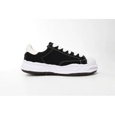 Maison Mihara Yasuhiro Blakey OG Sole Canvas Low Black A08FW735 02