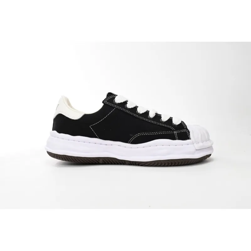 Maison Mihara Yasuhiro Blakey OG Sole Canvas Low Black A08FW735