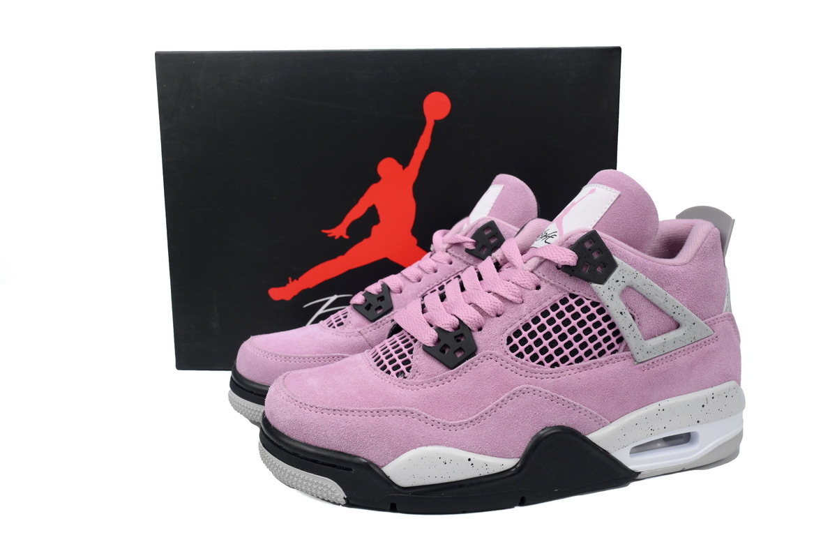 Jordan 4 Retro Black and Pink AQ9129-501 