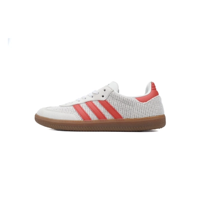 adidas Samba OG Crystal White Preloved Red IG1380 01