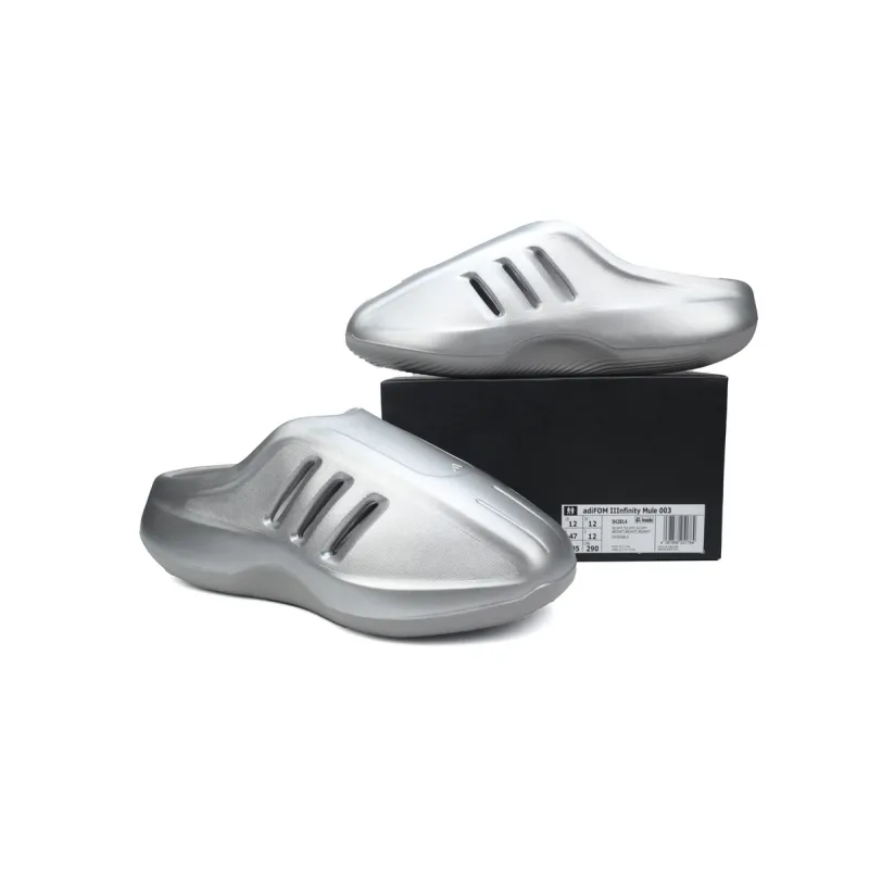 adidas adiFOM IIInfinity Mule Metallic Silver IH2814
