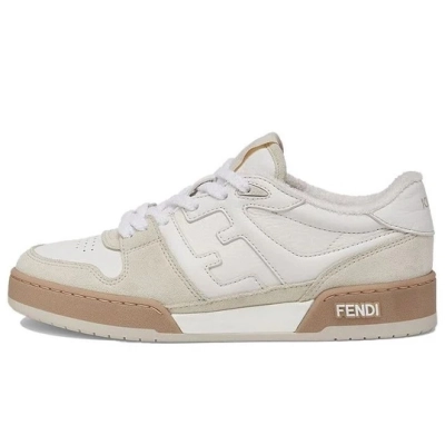 Fendi Match Suede White 01