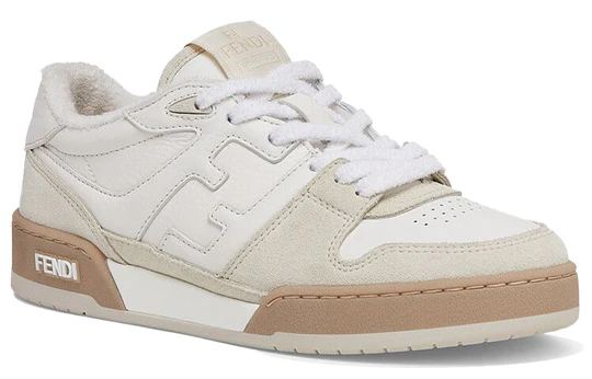 Fendi Match Suede White