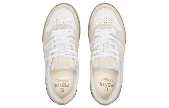 Fendi Match Suede White