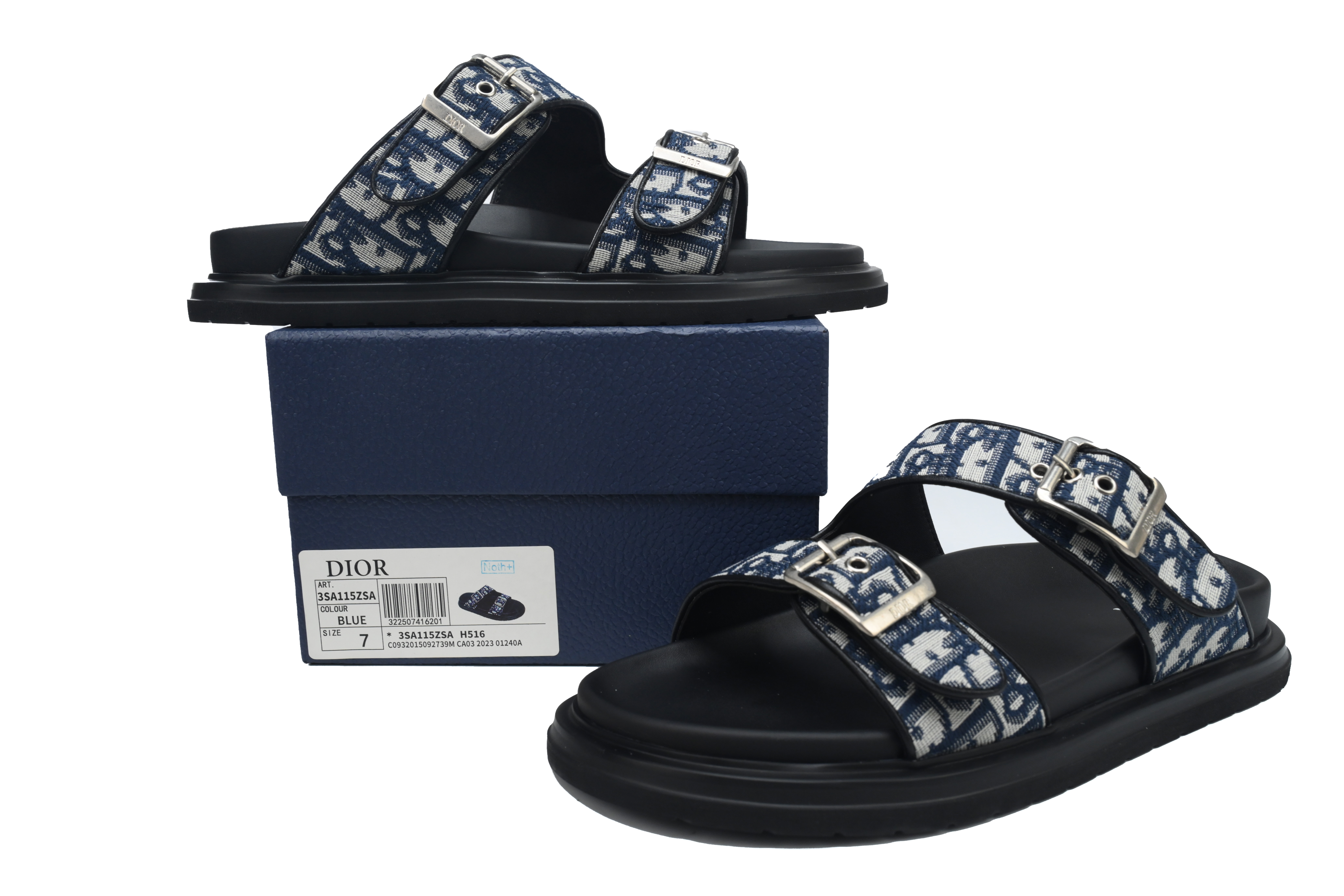 Aqua Sandal Blue Black