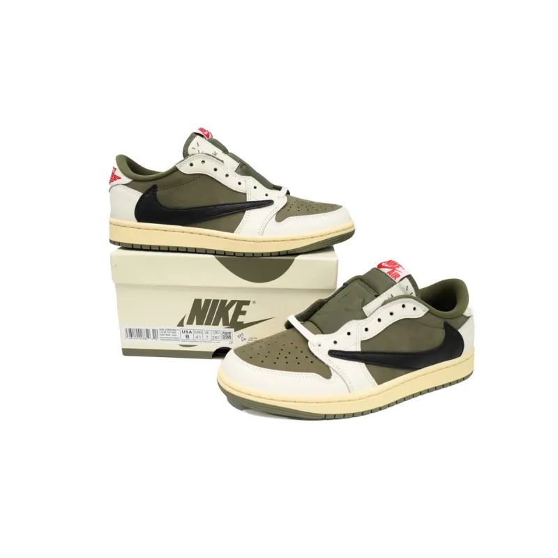 Travis Scott x Air Jordan 1 Low Olive DM7866-200