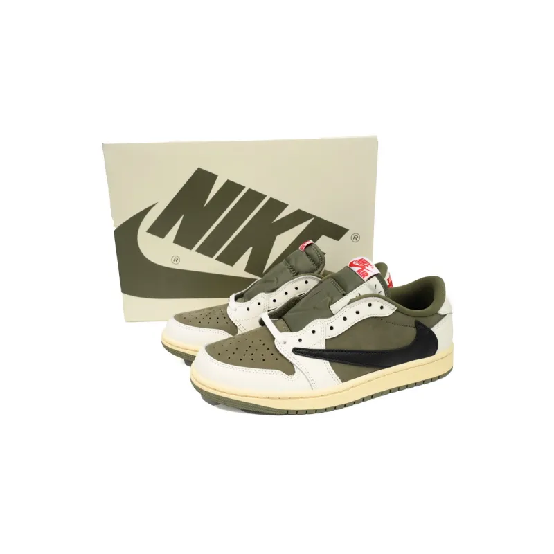Travis Scott x Air Jordan 1 Low Olive DM7866-200