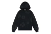 Denim Tears Cotton Wreath Hoodie Black Monochrome