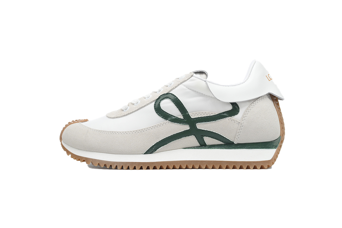 Loewe Flow Runner Low White Green