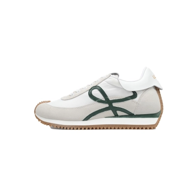 Loewe Flow Runner Low White Green 01