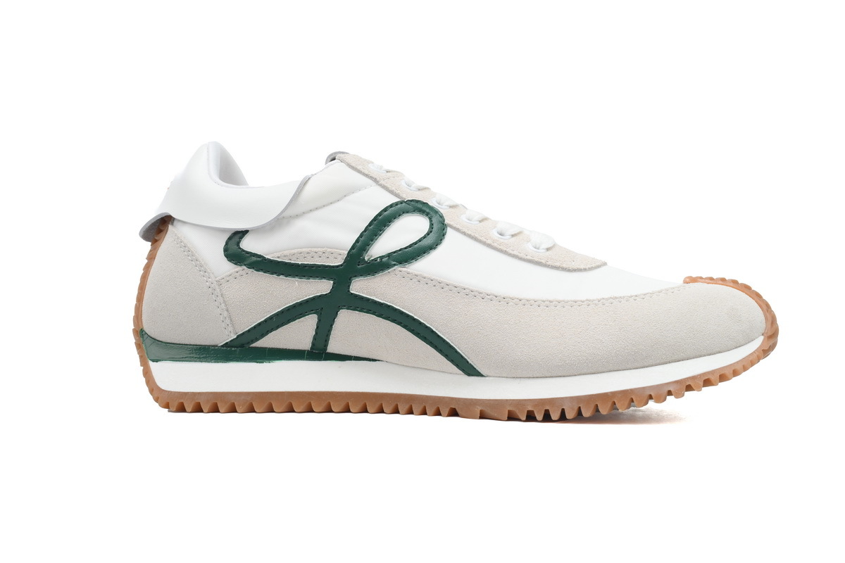 Loewe Flow Runner Low White Green
