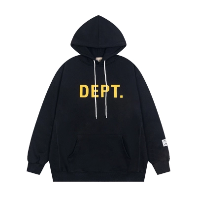 Gallery Dept. Logo Hoodie Black GDH010 01